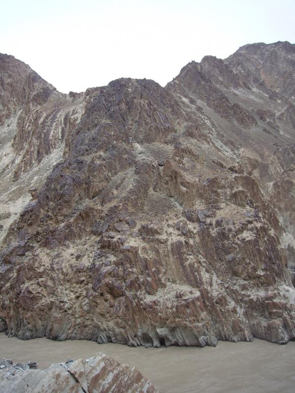 The rock has bright purple bits. The camera didn't capture it well but trust me ...